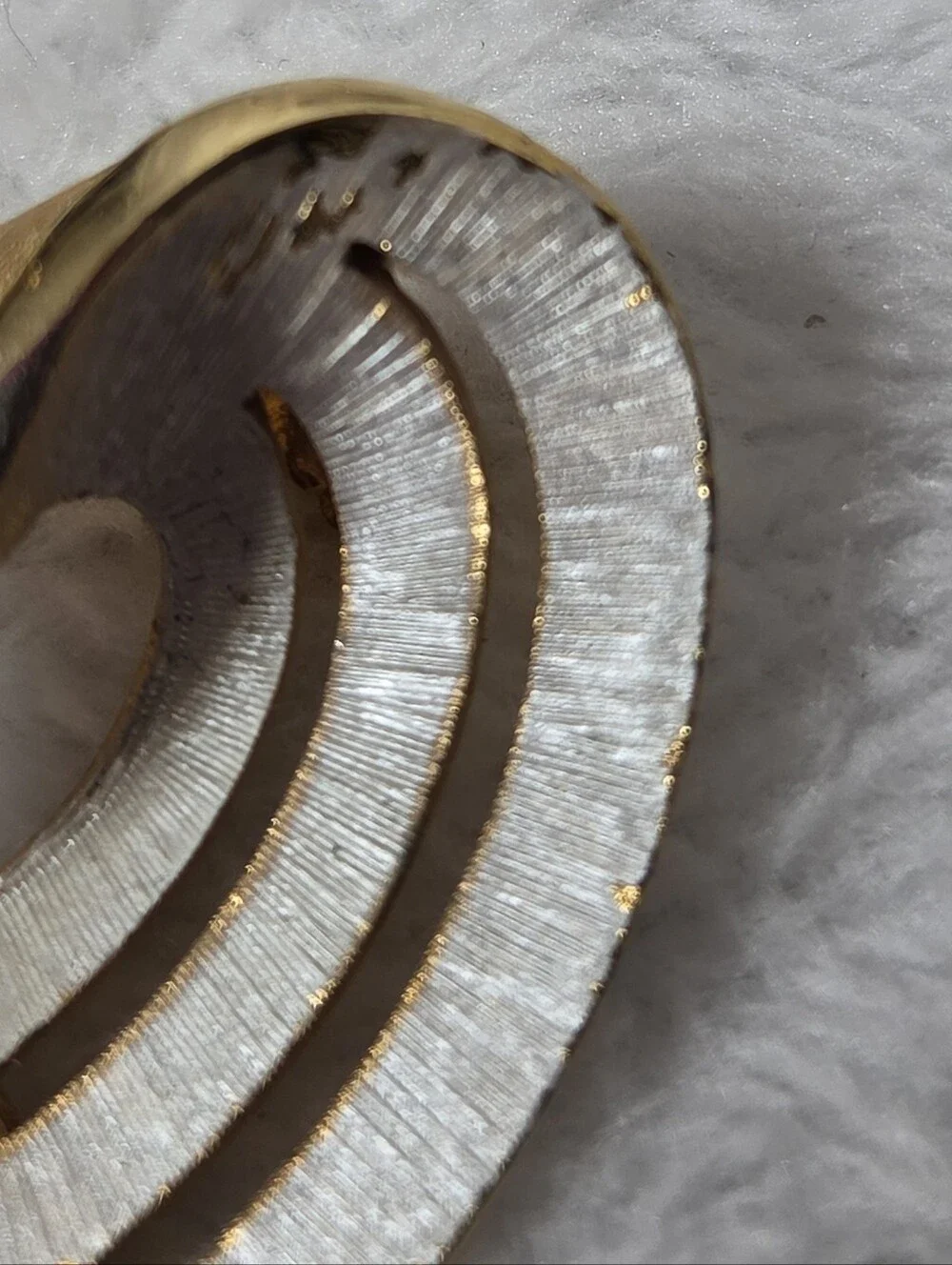 Vintage Jonette Jewelry (JJ) abstract swirl brooch Costume Jewelry Betw 50s-70s